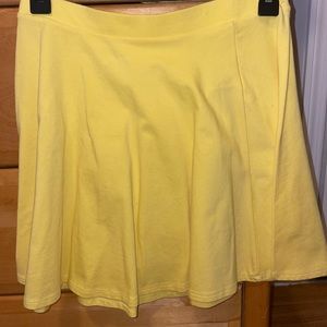 YELLOW SKATER SKIRT FOR JUNIORS